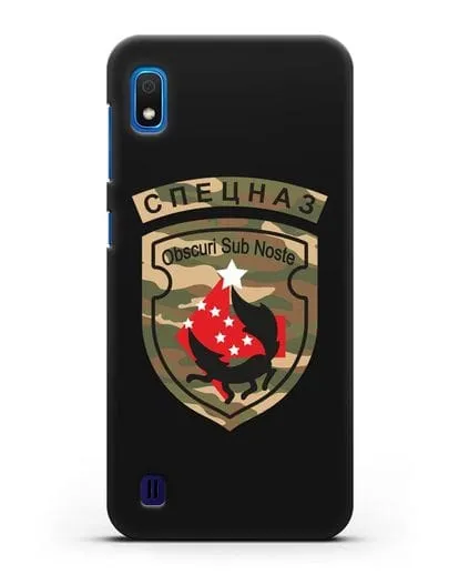 Чехол с надписью Спецназ и нарукавным знаком 5-я ОБрСпН цвет хаки силиконовый для Samsung Galaxy A10 [SM-A105F]