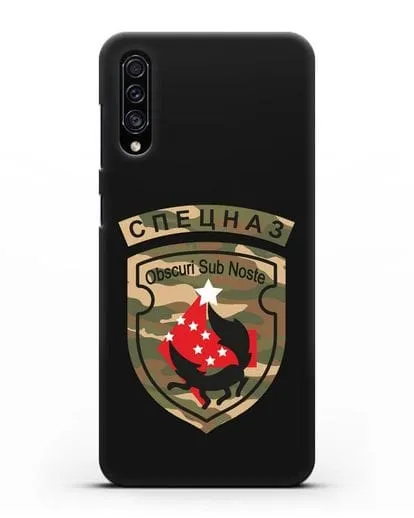 Чехол с надписью Спецназ и нарукавным знаком 5-я ОБрСпН цвет хаки силиконовый для Samsung Galaxy A30s [SM-A307FN]