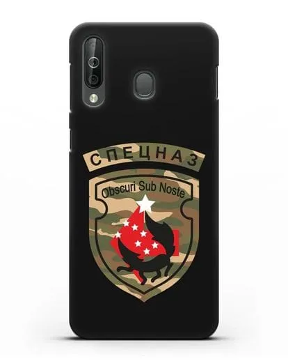 Чехол с надписью Спецназ и нарукавным знаком 5-я ОБрСпН цвет хаки силиконовый для Samsung Galaxy A40s [SM-A507FN]