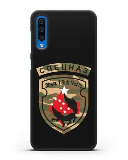 Чехол с надписью Спецназ и нарукавным знаком 5-я ОБрСпН цвет хаки силиконовый для Samsung Galaxy A50