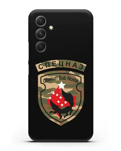 Чехол с надписью Спецназ и нарукавным знаком 5-я ОБрСпН цвет хаки силиконовый для Samsung Galaxy A54 [SM-A536]