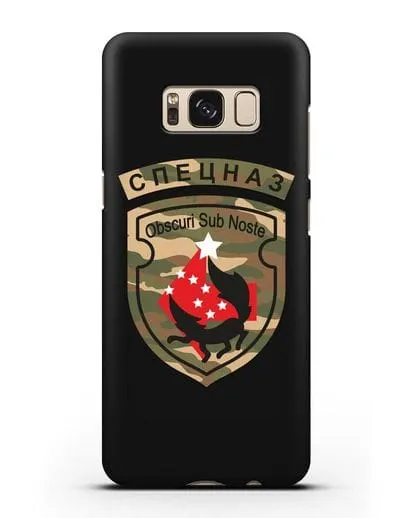 Чехол с надписью Спецназ и нарукавным знаком 5-я ОБрСпН цвет хаки силиконовый для Samsung Galaxy S8 Plus [SM-G955F]