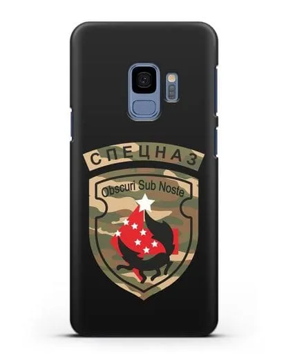 Чехол с надписью Спецназ и нарукавным знаком 5-я ОБрСпН цвет хаки силиконовый для Samsung Galaxy S9 [SM-G960F]