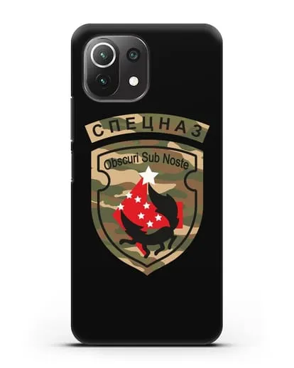 Чехол с надписью Спецназ и нарукавным знаком 5-я ОБрСпН цвет хаки силиконовый для Xiaomi 11 Lite