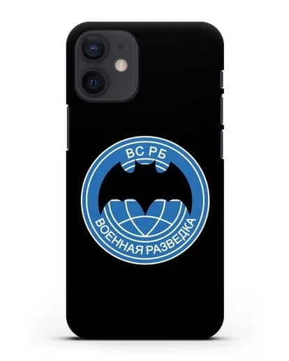 Чехол со знаком Военная разведка РБ силиконовый для iPhone 12 mini