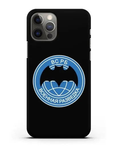Чехол со знаком Военная разведка РБ силиконовый для iPhone 12 Pro