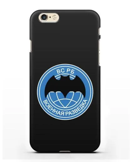 Чехол со знаком Военная разведка РБ силиконовый для iPhone 6s