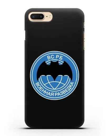 Чехол со знаком Военная разведка РБ силиконовый для iPhone 7 Plus