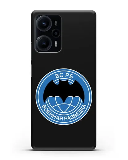 Чехол со знаком Военная разведка РБ силиконовый для Xiaomi Poco F5