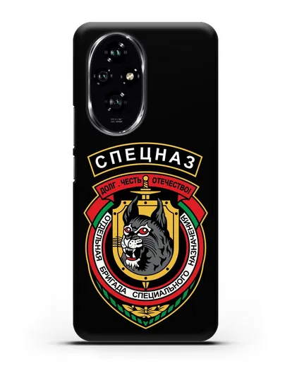 Чехол с эмблемой 3-я ОБрСпН ВВ МВД РБ силиконовый для Honor 200
