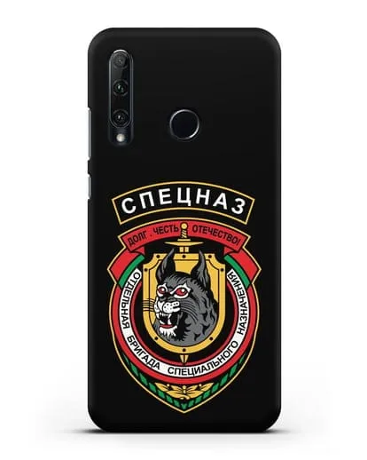 Чехол с эмблемой 3-я ОБрСпН ВВ МВД РБ силиконовый для Honor 20e
