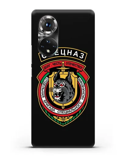Чехол с эмблемой 3-я ОБрСпН ВВ МВД РБ силиконовый для Honor 50