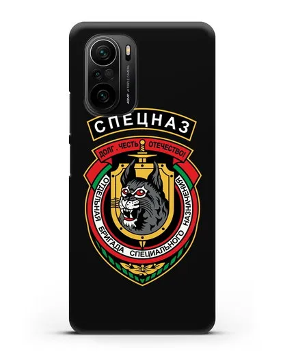 Чехол с эмблемой 3-я ОБрСпН ВВ МВД РБ силиконовый для Xiaomi Poco F3