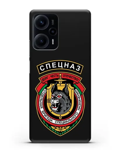 Чехол с эмблемой 3-я ОБрСпН ВВ МВД РБ силиконовый для Xiaomi Poco F5