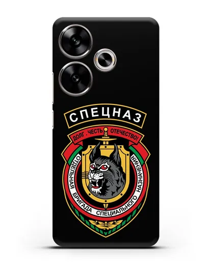 Чехол с эмблемой 3-я ОБрСпН ВВ МВД РБ силиконовый для Xiaomi Poco F6