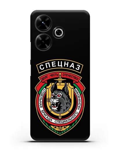 Чехол с эмблемой 3-я ОБрСпН ВВ МВД РБ силиконовый для Xiaomi Poco M6