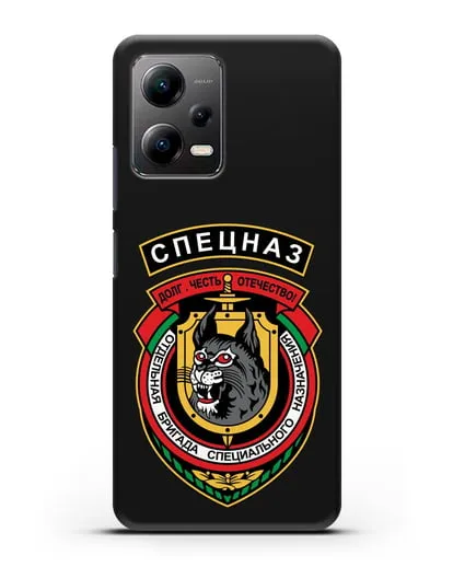 Чехол с эмблемой 3-я ОБрСпН ВВ МВД РБ силиконовый для Xiaomi Poco X5