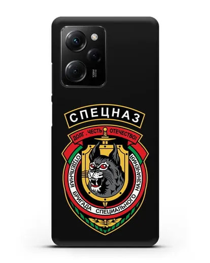 Чехол с эмблемой 3-я ОБрСпН ВВ МВД РБ силиконовый для Xiaomi Poco X5 Pro