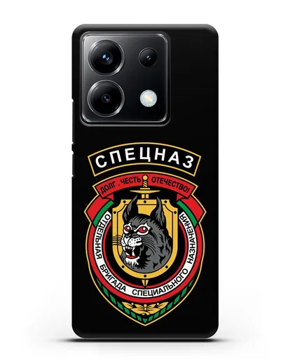 Чехол с эмблемой 3-я ОБрСпН ВВ МВД РБ силиконовый для Xiaomi Poco X6