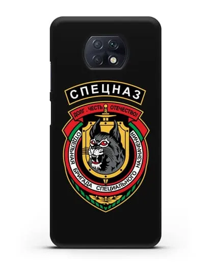 Чехол с эмблемой 3-я ОБрСпН ВВ МВД РБ силиконовый для Xiaomi Redmi Note 9T