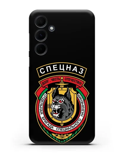 Чехол с эмблемой 3-я ОБрСпН ВВ МВД РБ силиконовый для Samsung Galaxy A55 [SM-A556]