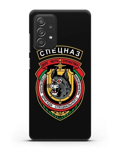 Чехол с эмблемой 3-я ОБрСпН ВВ МВД РБ силиконовый для Samsung Galaxy A53