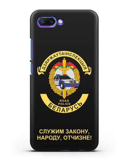 Чехол с символикой ГАИ МВД Республики Беларусь силиконовый для Honor 10