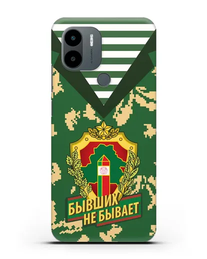 Чехол Камуфляж, тельняшка с гербом Пограничных войск РБ силиконовый для Xiaomi Poco C51