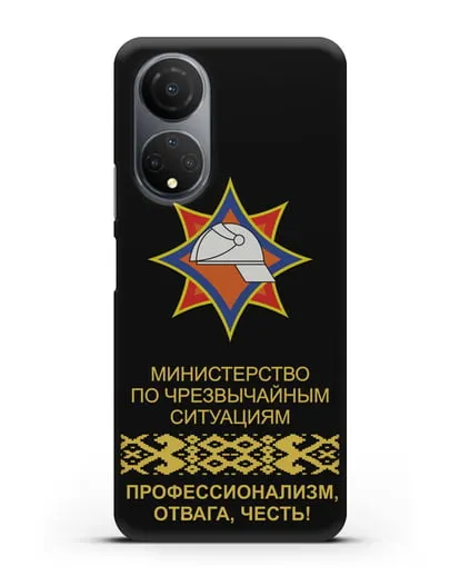 Чехол с эмблемой МЧС Республики Беларусь силиконовый для Honor X7