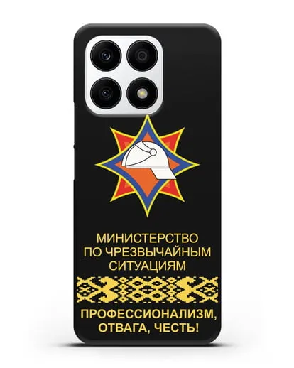 Чехол с эмблемой МЧС Республики Беларусь силиконовый для Honor X8a