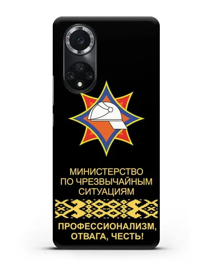 Чехол с эмблемой МЧС Республики Беларусь силиконовый для Huawei Nova 9