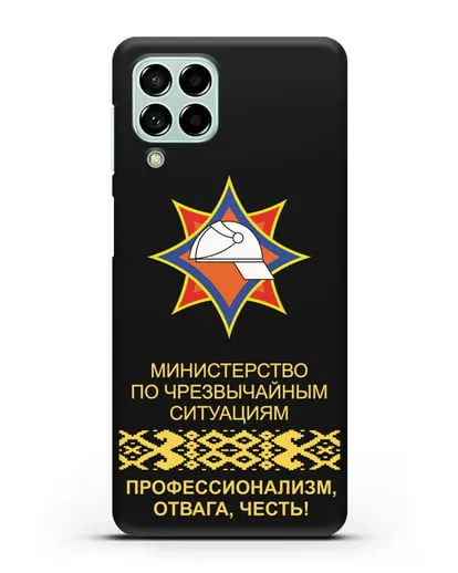 Чехол с эмблемой МЧС Республики Беларусь силиконовый для Samsung Galaxy M53 [SM-M536]