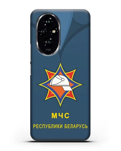 Чехол Китель с эмблемой МЧС Республики Беларусь силиконовый для Honor 200