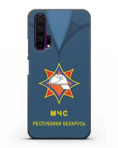 Чехол Китель с эмблемой МЧС Республики Беларусь силиконовый для Honor 20 Pro