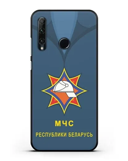 Чехол Китель с эмблемой МЧС Республики Беларусь силиконовый для Honor 20e