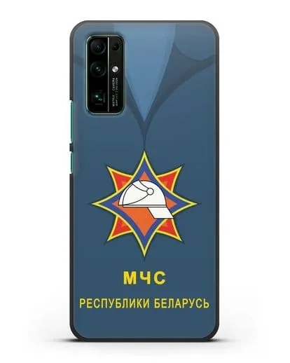 Чехол Китель с эмблемой МЧС Республики Беларусь силиконовый для Honor 30