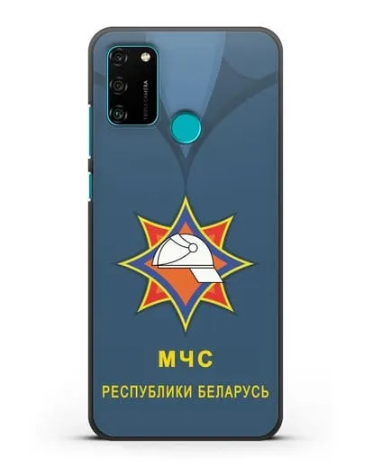 Чехол Китель с эмблемой МЧС Республики Беларусь силиконовый для Honor 9A