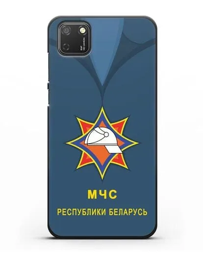 Чехол Китель с эмблемой МЧС Республики Беларусь силиконовый для Honor 9S