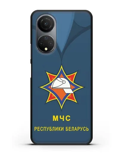 Чехол Китель с эмблемой МЧС Республики Беларусь силиконовый для Honor X7