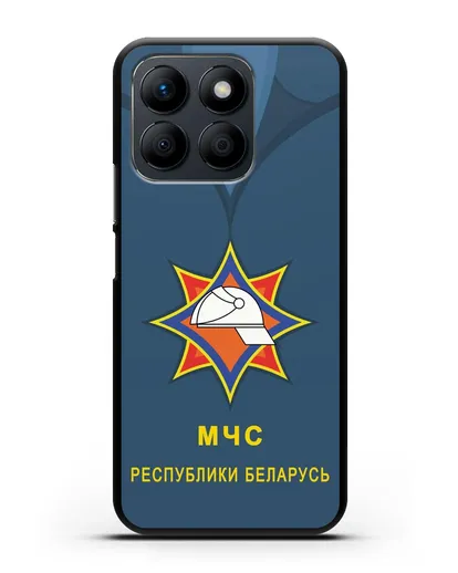 Чехол Китель с эмблемой МЧС Республики Беларусь силиконовый для Honor X8b