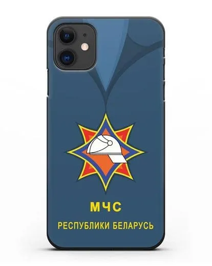 Чехол Китель с эмблемой МЧС Республики Беларусь силиконовый для iPhone 11