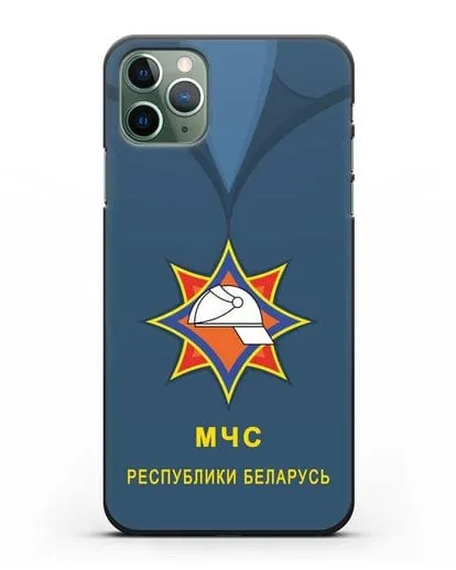 Чехол Китель с эмблемой МЧС Республики Беларусь силиконовый для iPhone 11 Pro