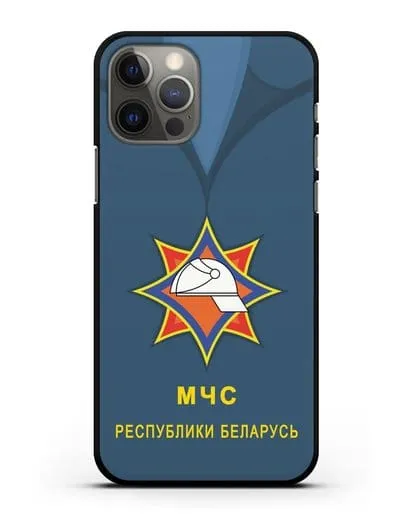 Чехол Китель с эмблемой МЧС Республики Беларусь силиконовый для iPhone 12 Pro