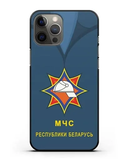 Чехол Китель с эмблемой МЧС Республики Беларусь силиконовый для iPhone 12 Pro Max
