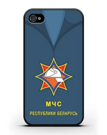 Чехол Китель с эмблемой МЧС Республики Беларусь силиконовый для iPhone 4/4s