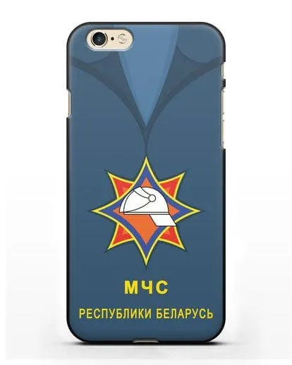 Чехол Китель с эмблемой МЧС Республики Беларусь силиконовый для iPhone 6