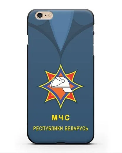 Чехол Китель с эмблемой МЧС Республики Беларусь силиконовый для iPhone 6 Plus