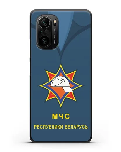 Чехол Китель с эмблемой МЧС Республики Беларусь силиконовый для Xiaomi Poco F3 Pro