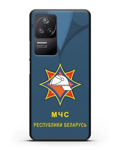 Чехол Китель с эмблемой МЧС Республики Беларусь силиконовый для Xiaomi Poco F4