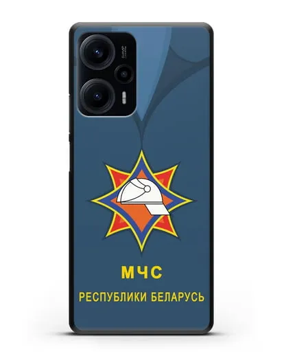 Чехол Китель с эмблемой МЧС Республики Беларусь силиконовый для Xiaomi Poco F5